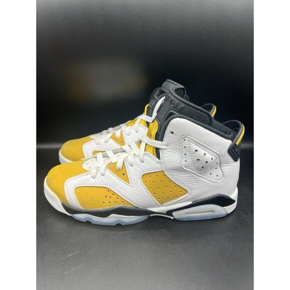 Air Jordan 6 Retro \'Yellow Ochre\' (GS) Size 6Y / Women’s 7.5 (384665-170) USED main image 10